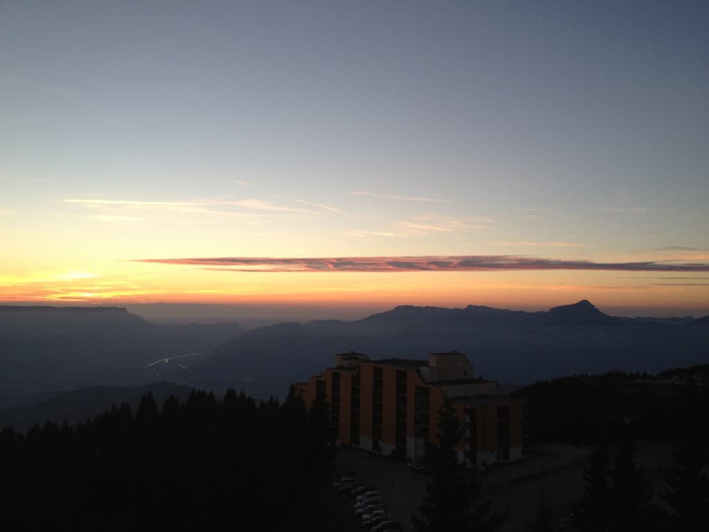 après le coucher du soleil 