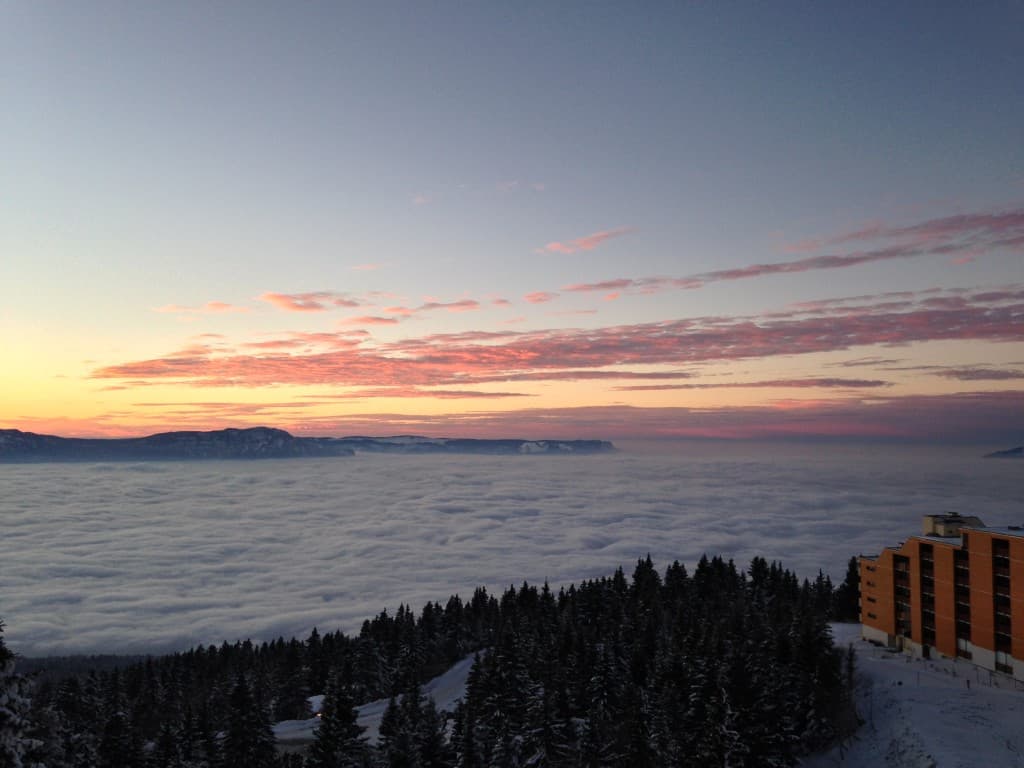 Le soleil a disparu derrière le Vercors 