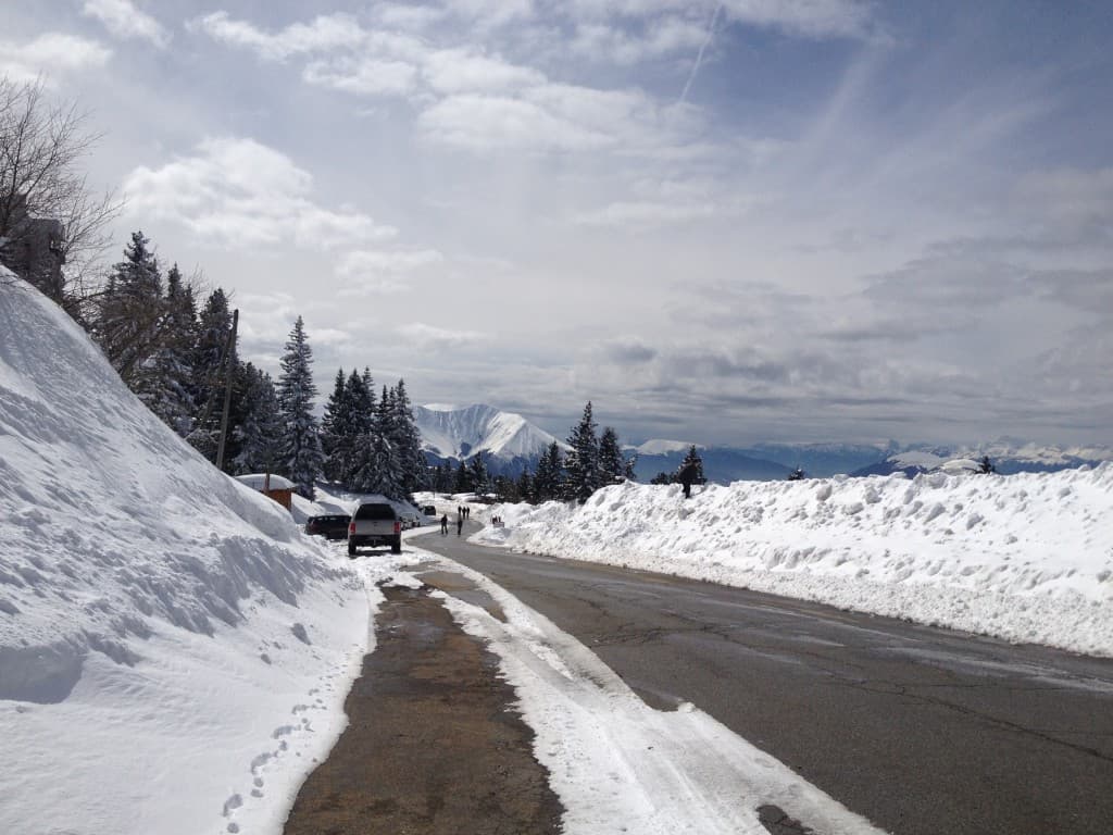 Neige presque record pour un 1er avril 
