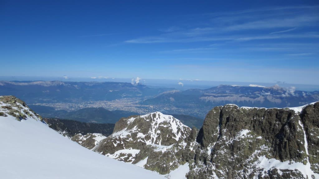 Vue sur Grenoble depuis les Vans A.P.