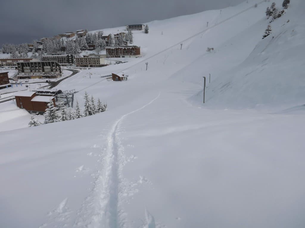No track pour la montée à la croix A.P.