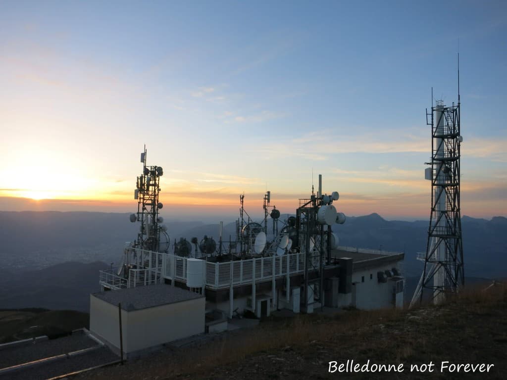 Coucher de soleil sous les ondes A.P.
