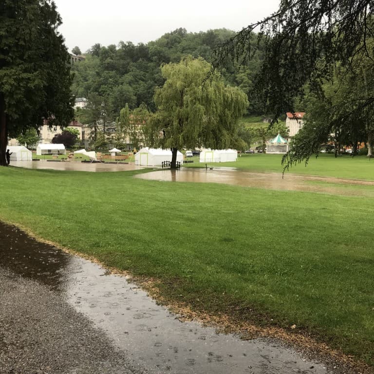 Après-midi humide à Uriage!