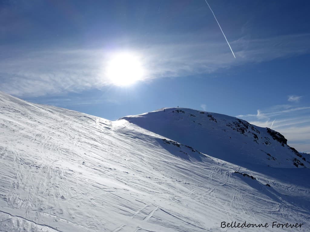 A 2400m toujours de la neige gelée A.P.
