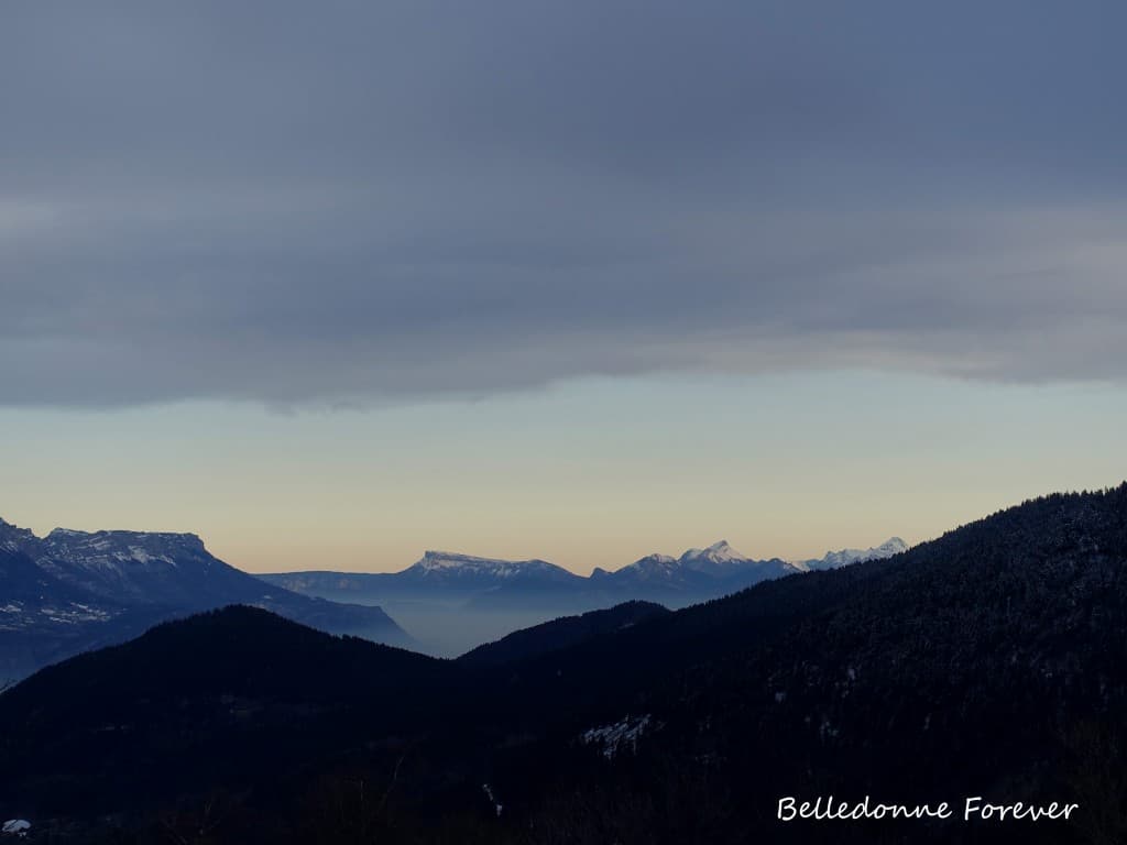 Ciel dégagé sur les Savoie A.P.