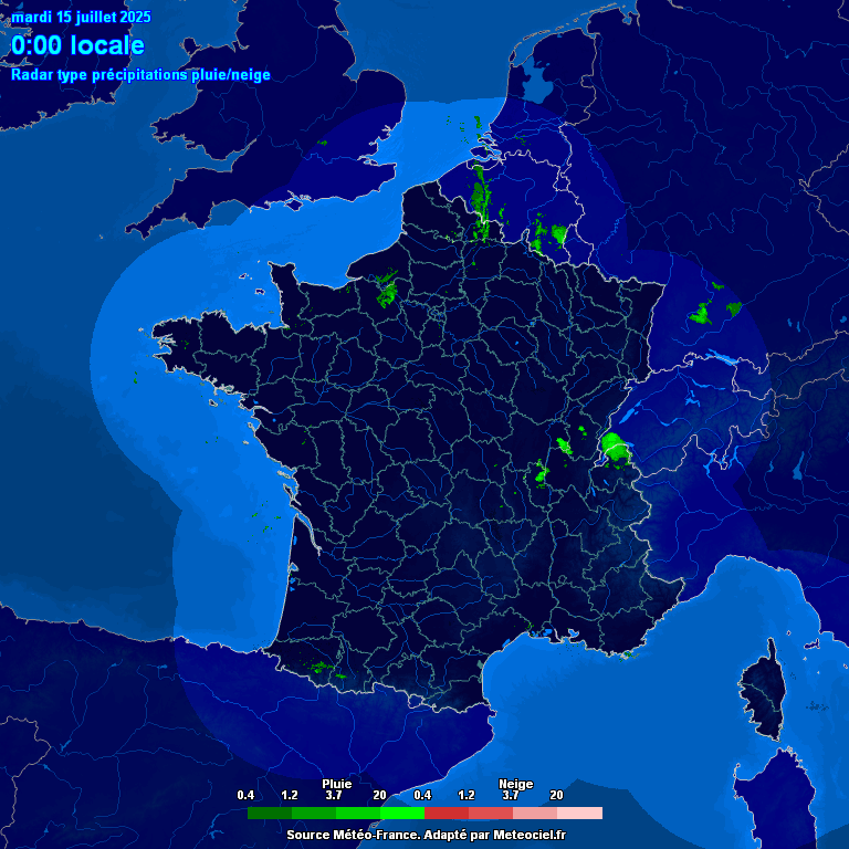 Image d'illustration pour Suivi des pluies en France