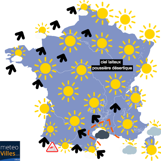 Une goutte froide pourrait jouer les troubles-fête