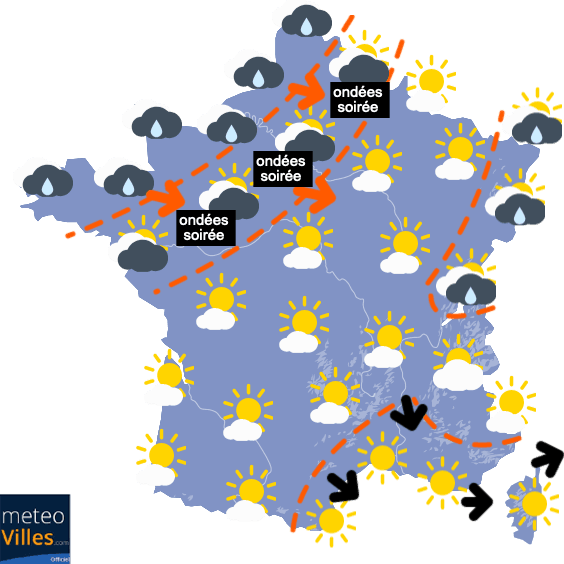 Retour des orages par l'ouest !!