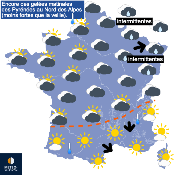 Fin de semaine perturbée, puis retour du beau temps