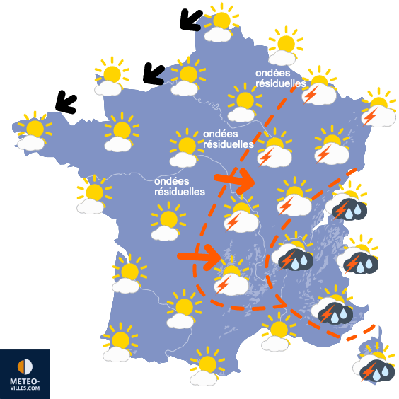 Des orages à surveiller de près
