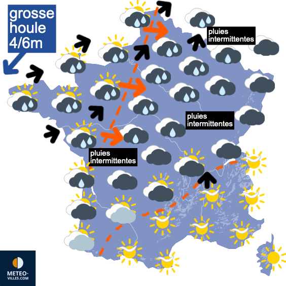 Retour de la douceur lundi