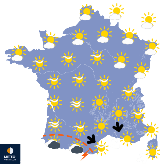 Quelques orages avant un début juillet mitigé