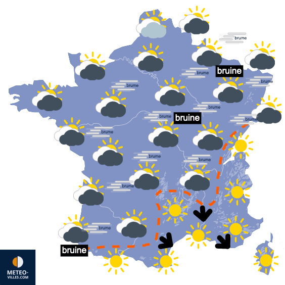 Une patate anticyclonique difficile à déloger