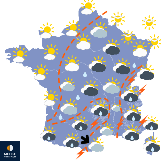 Bulletin météo : vers une semaine de plus en plus chaude