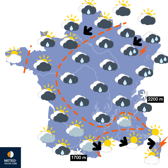 Une goutte froide tenace !