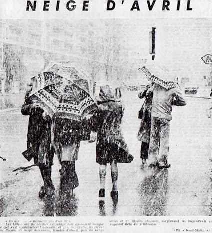 Image d'illustration pour Le mois d'avril souffle le chaud et le froid