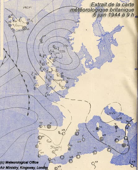 Image d'illustration pour La météo du débarquement du 6 juin 1944