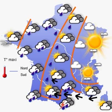 Début de semaine très calme et moins pluvieux