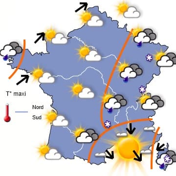 Remontée des températures jusqu'à mercredi ou jeudi