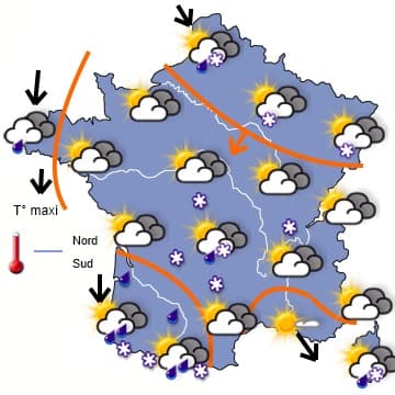 Un week-end entre pluie et neige