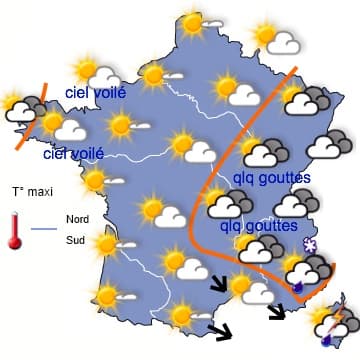 Milieu de semaine plus chaud