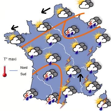 Lente amélioration et retour de la chaleur à partir de mercredi ou jeudi
