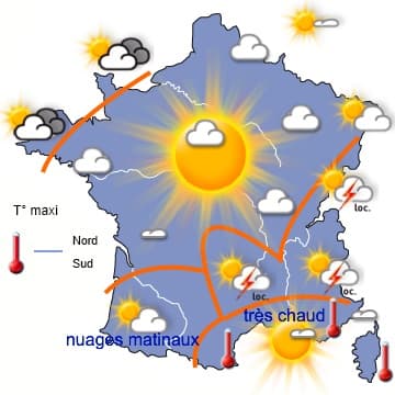 Retour des orages dés lundi soir ou mardi
