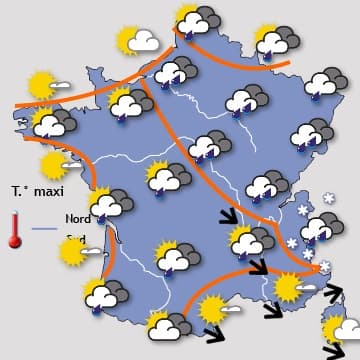 Retour d'un temps un peu plus chaud mais rapidement orageux