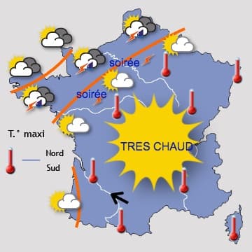 Nouvelle baisse des températures