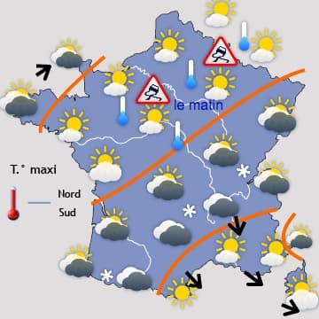 Retour des perturbations océaniques, sans redoux marqué