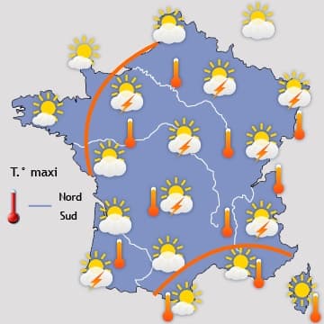 Semaine moins chaude au Nord