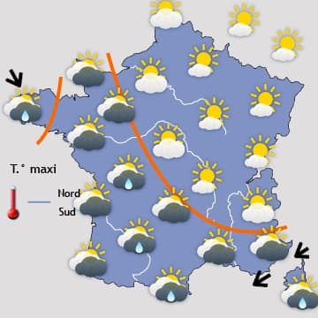 Temps calme, sec et anticyclonique jusqu'à fin octobre !!