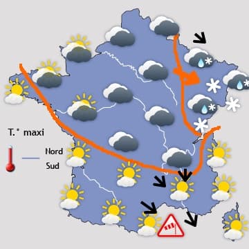 Premier petit changement de temps pour mardi et mercredi