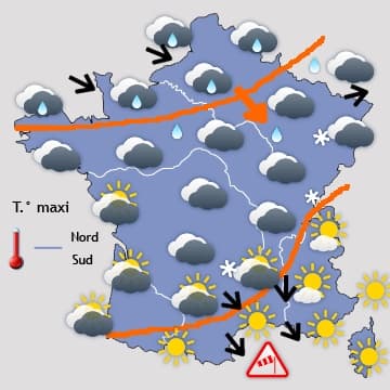 Persistance de la grisaille, du mistral et de la tramontane !