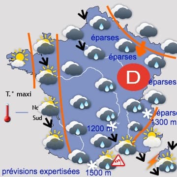 Plus calme en début de semaine, puis de nouveau très agité !!